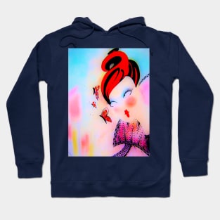 TULIPS AND BUTTERFLIES ,,,,House of Harlequin Hoodie